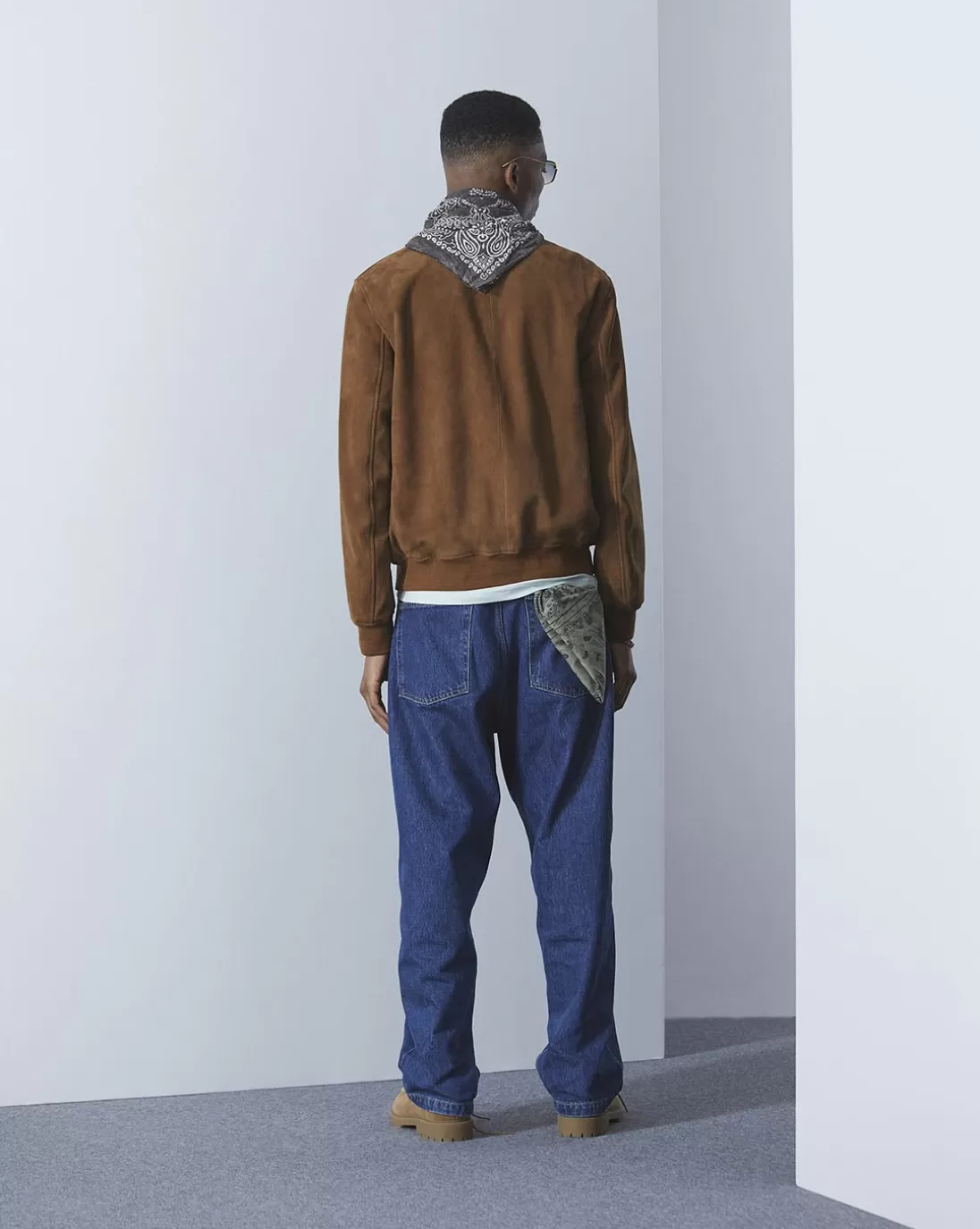 Chevignon Blouson Teddy Suede Cognac Blouson En Cuir De Chevre Velours