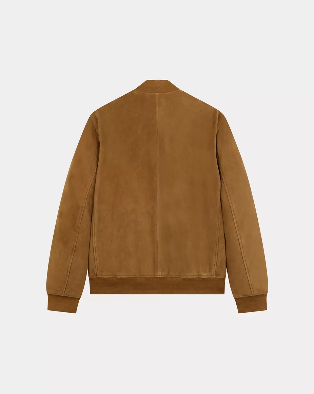 Chevignon Blouson Teddy Suede Cognac Blouson En Cuir De Chevre Velours