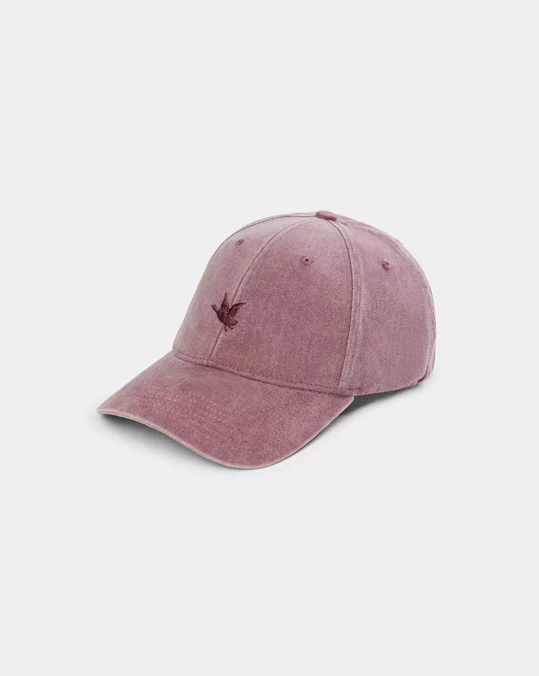 Chevignon Casquette City Cap Wash Rouge Casquette Brodee Effet Lave