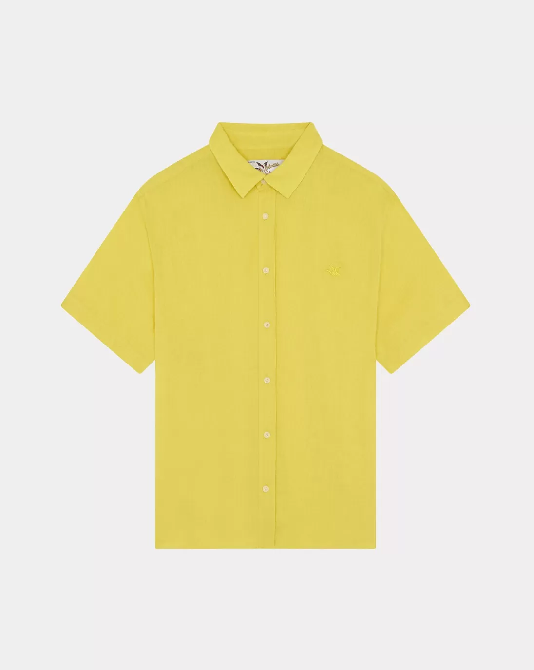 Chevignon Chemise Lin Short Togs Jaune Chemise En Lin Coupe Straight
