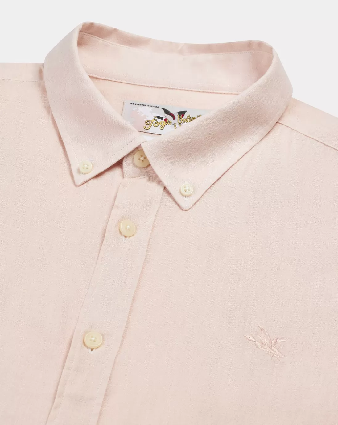 Chevignon Chemise Lin Togs Vieux Rose Chemise En Lin Coupe Straight
