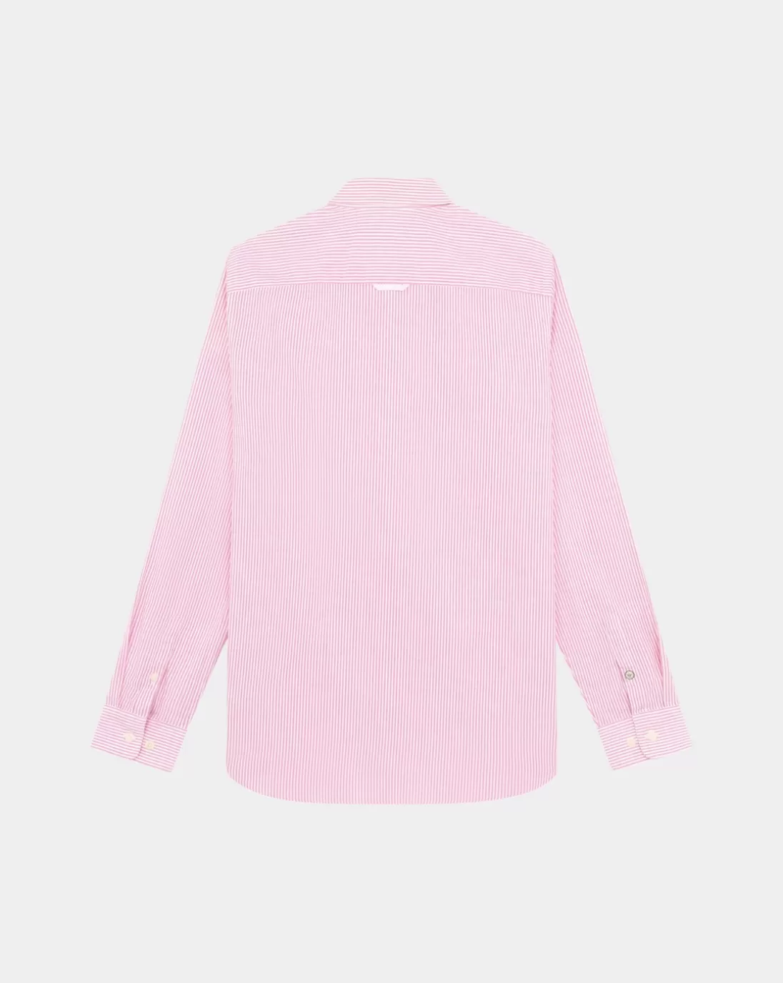 Chevignon Chemise Oxford Stripes Togs Rose Chemise En Coton Biologique