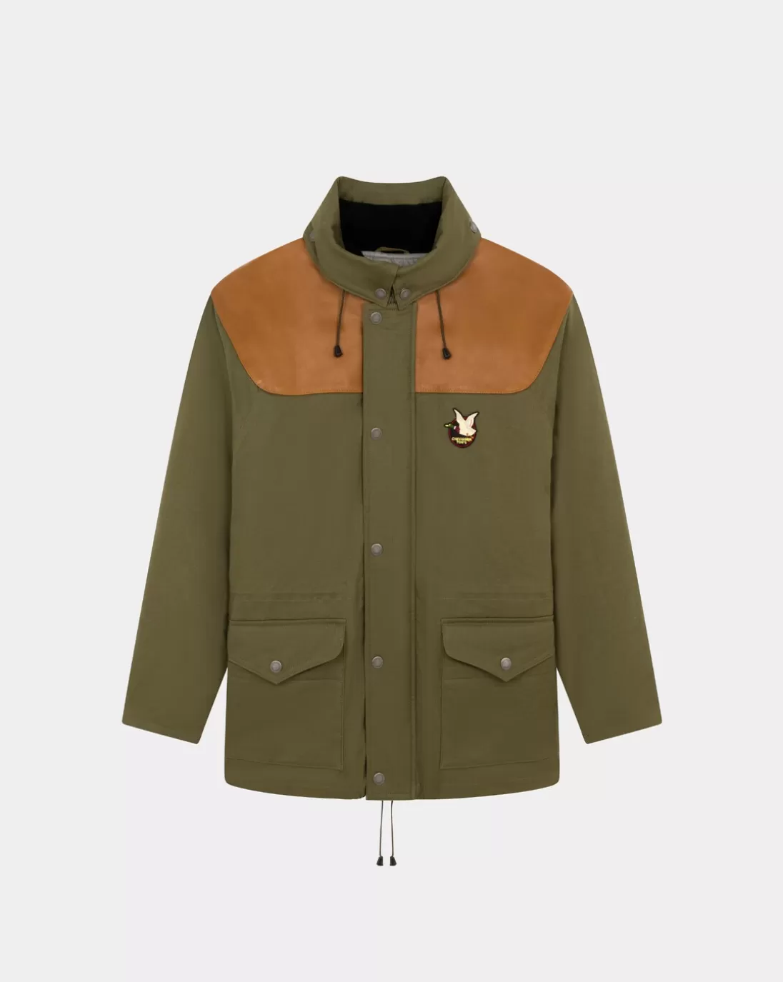 Chevignon Parka Two Ducks Kaki Parka Avec Doudoune Amovible