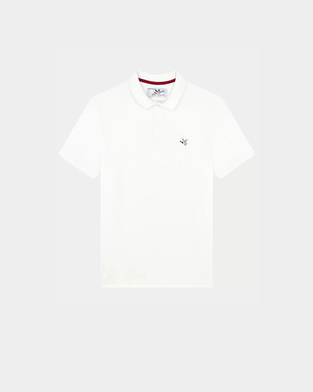 Chevignon Polo O-Togs Blanc Polo Manches Courtes Avec Broderie Canard