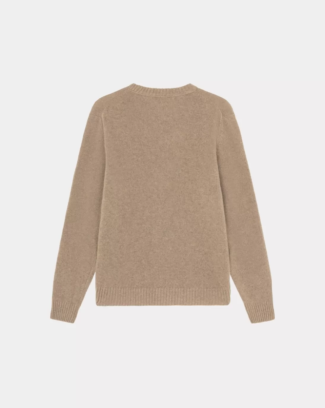 Chevignon Pull Pocket Wool Beige Pull Col Rond En Laine