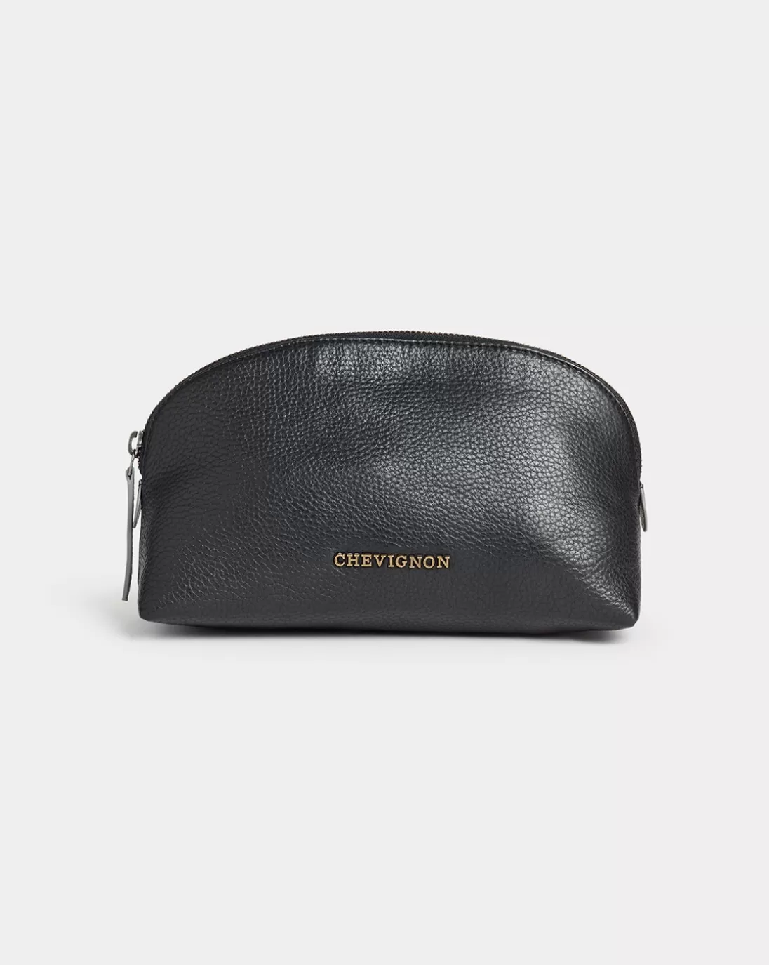 Chevignon Trousse Kit Bag Noir Trousse En Cuir De Chevre