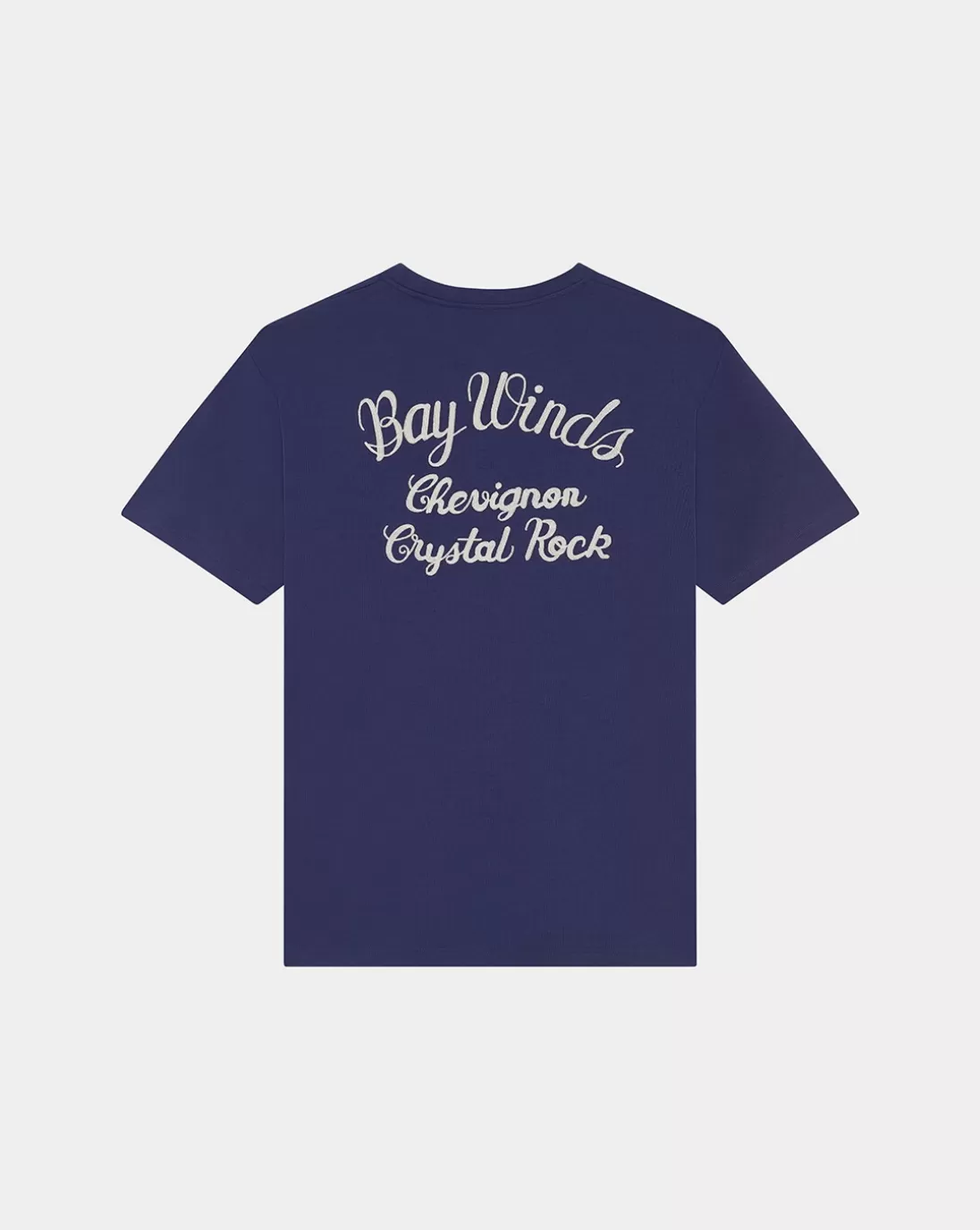 Chevignon T-Shirt Bay Winds Oversize Bleu T-Shirt Brode Coupe Ample