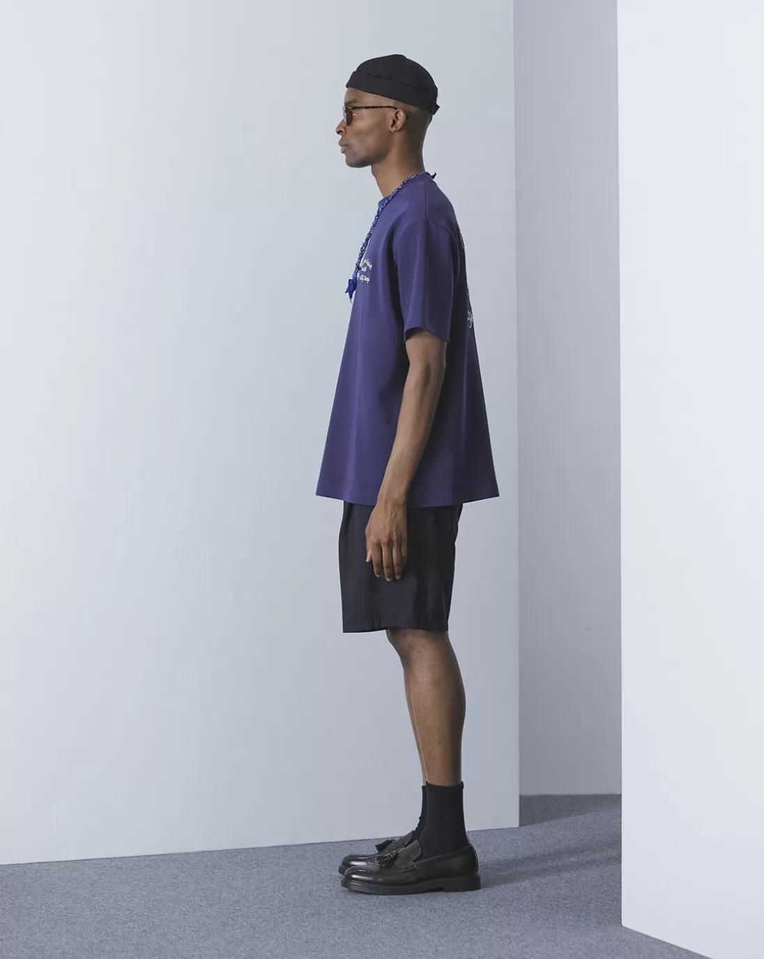 Chevignon T-Shirt Bay Winds Oversize Bleu T-Shirt Brode Coupe Ample
