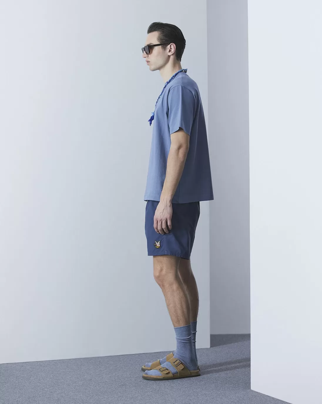 Chevignon T-Shirt City Tee Oversize Bleu T-Shirt Logo Signature