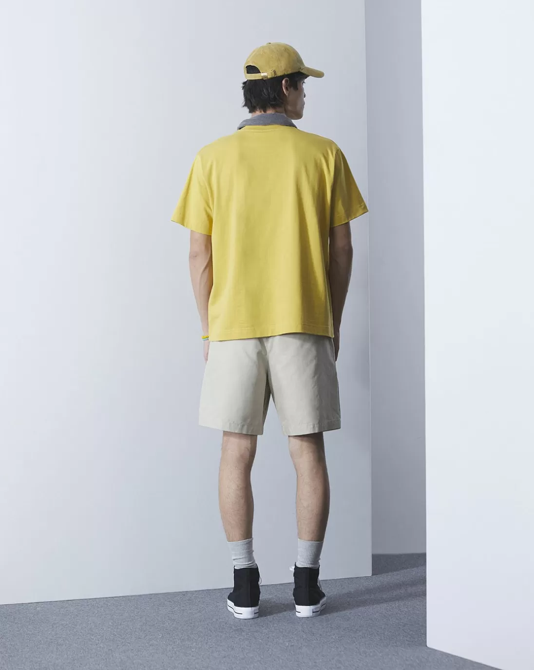 Chevignon T-Shirt City Tee Oversize Jaune T-Shirt Logo Signature