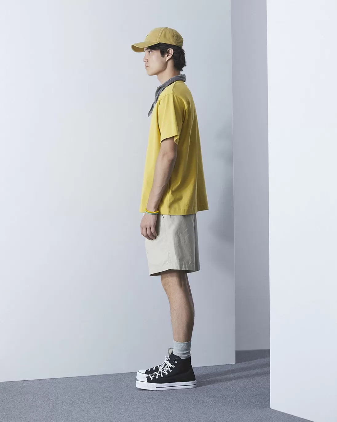 Chevignon T-Shirt City Tee Oversize Jaune T-Shirt Logo Signature