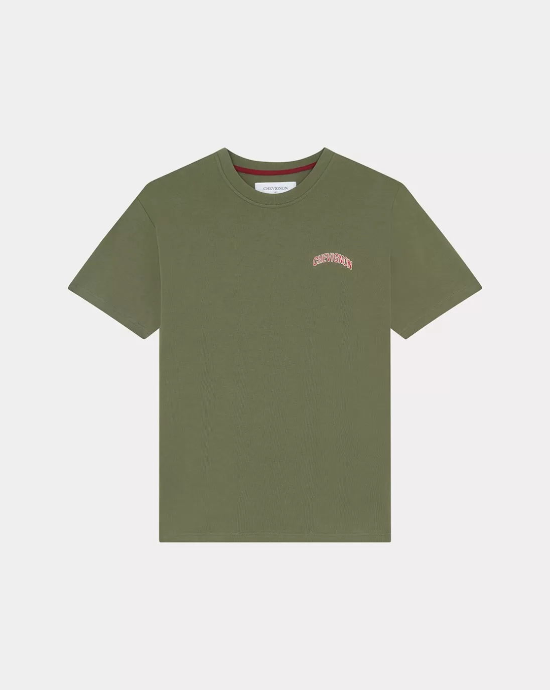 Chevignon T-Shirt Tee 90 Oversize Vert T-Shirt En Jersey Coupe Ample