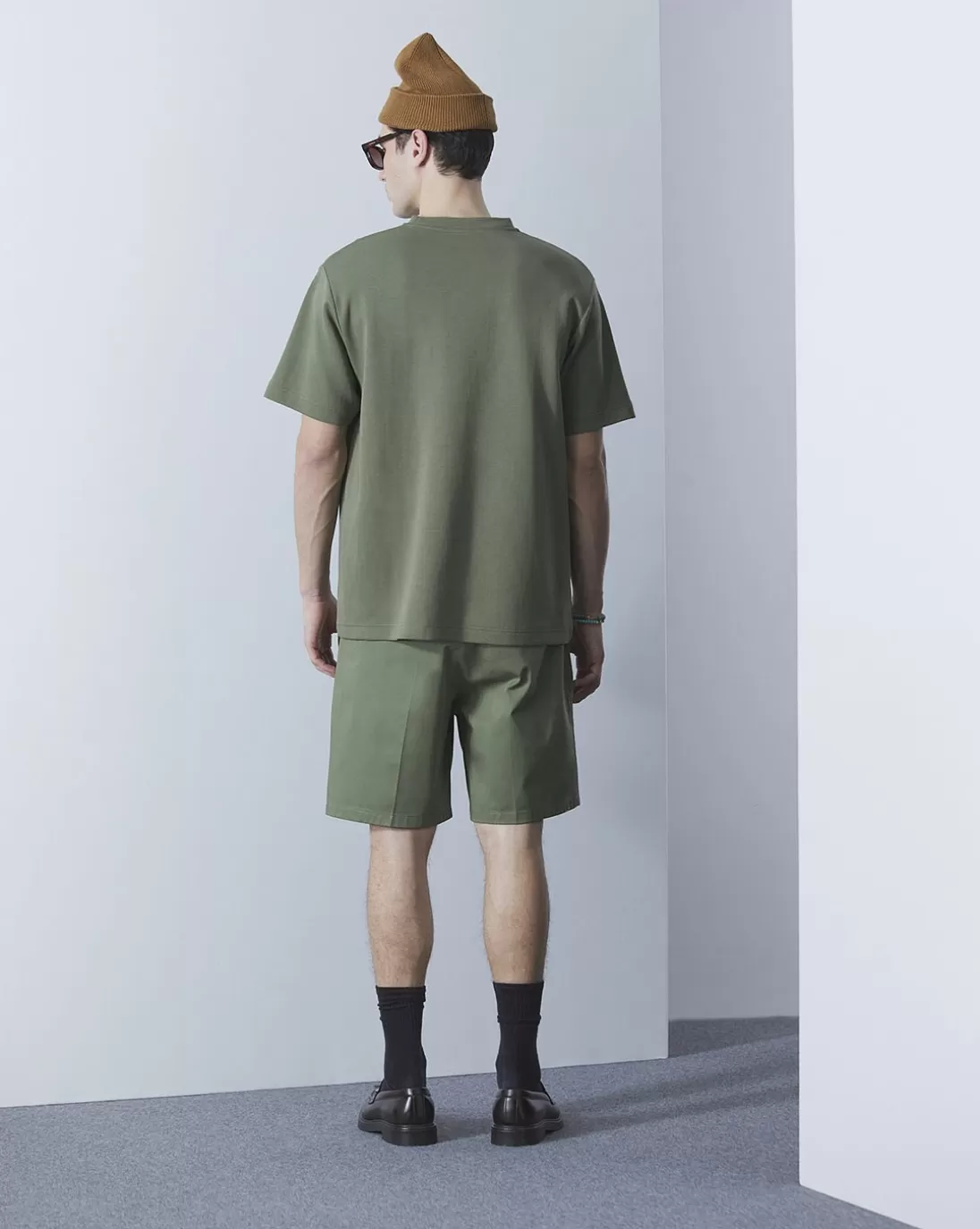 Chevignon T-Shirt Tee 90 Oversize Vert T-Shirt En Jersey Coupe Ample