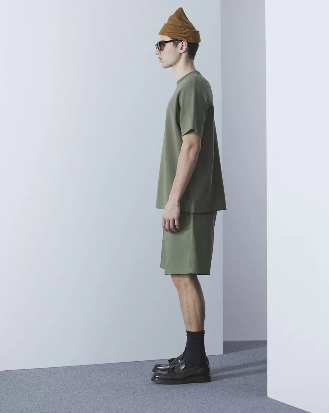 Chevignon T-Shirt Tee 90 Oversize Vert T-Shirt En Jersey Coupe Ample