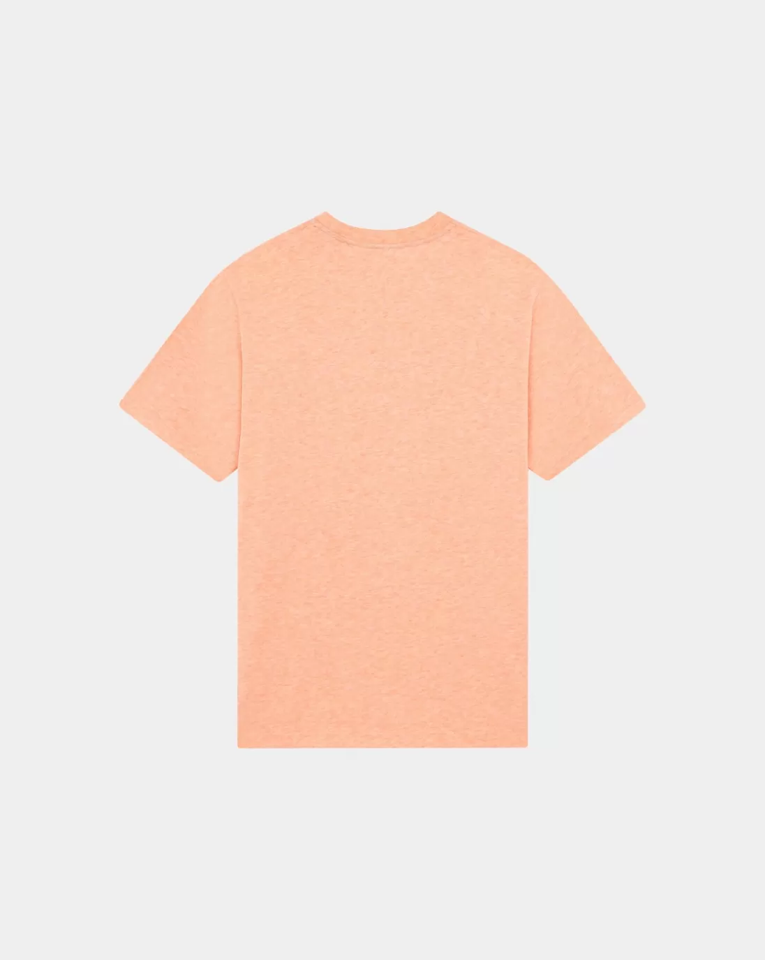 Chevignon T-Shirt T-Togs Orange T-Shirt Uni Manches Courtes 100% Coton Biologique